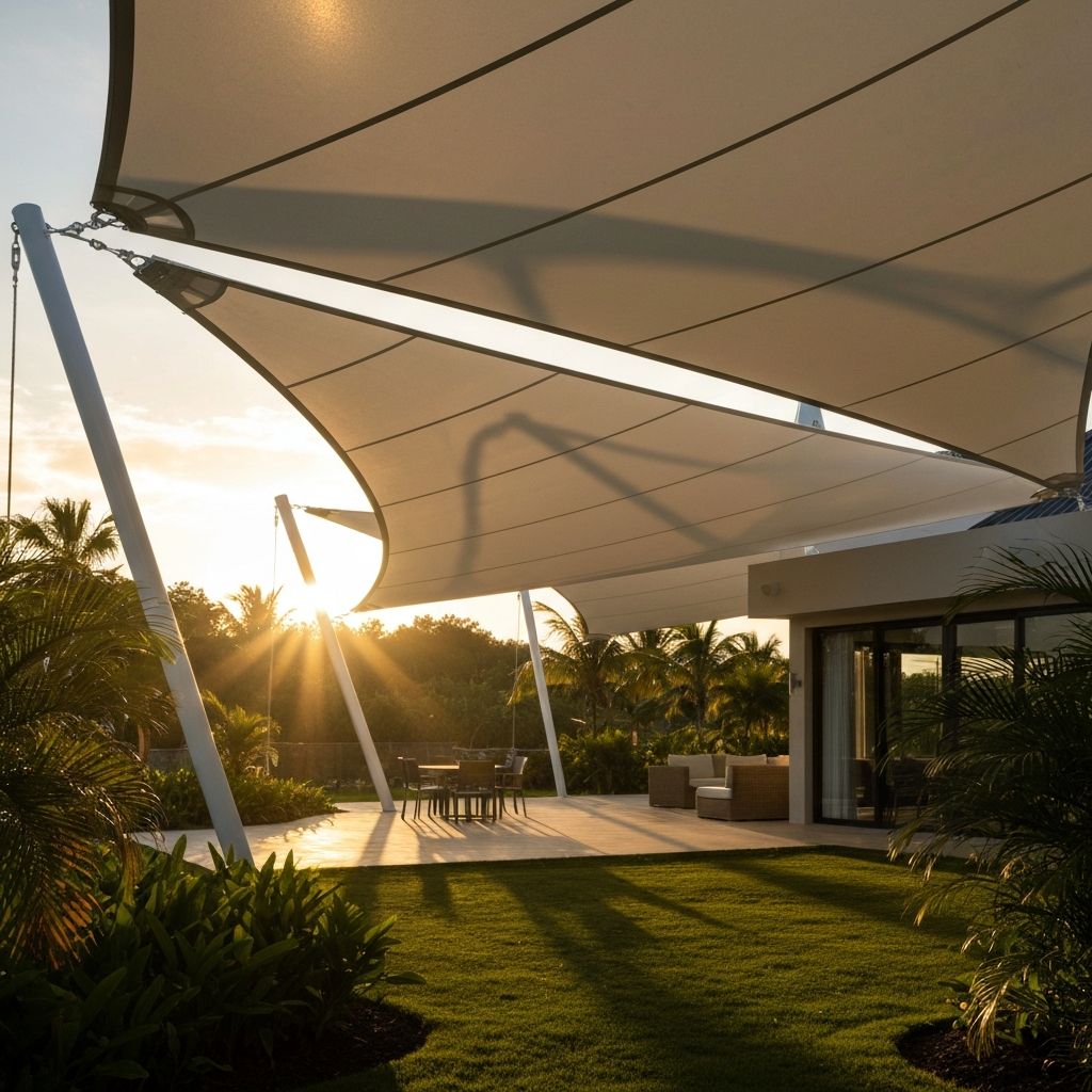 Beautiful canopy structure